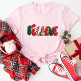 Believe Christmas Shirt, Merry Christmas Tees