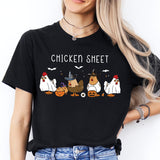 Chicken Sheet Sweatshirt, Halloween Chickens Shirt