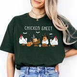 Chicken Sheet Sweatshirt, Halloween Chickens Shirt