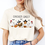 Chicken Sheet Sweatshirt, Halloween Chickens Shirt