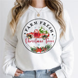 Farm Fresh Christmas Tree Shirt, Xmas Farmer Tee