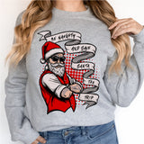 Be Naughty and Save Santa The Trip Shirt, Funny Santa Shirt