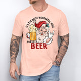 It Is The Most Wonderful Time To For a Beer Shirt, Christmas Drinking Shirt