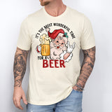 It Is The Most Wonderful Time To For a Beer Shirt, Christmas Drinking Shirt