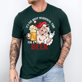 It Is The Most Wonderful Time To For a Beer Shirt, Santa Beer Shirt