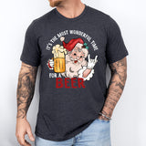 It Is The Most Wonderful Time To For a Beer Shirt, Santa Beer Shirt