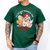 It Is The Most Wonderful Time To For a Beer Shirt, Santa Beer Shirt