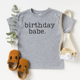 Birthday Babe Shirt, Girls Birthday Party T-shirt, Birthday Girl Shirt, Birthday Queen Shirt