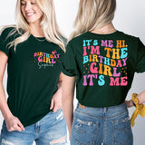 Its Me Hi Im The Birthday Girl Its Me Shirt, Groovy Birthday Girl T-Shirt