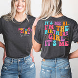 Its Me Hi Im The Birthday Girl Its Me Shirt, Groovy Birthday Girl T-Shirt