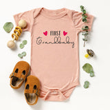 First Grandbaby Bodysuit, Newborn Onesie, 1st grandbaby T shirt, Grandbaby Reveal Tees