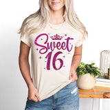 16th Birthday Shirt, 16th Birthday Girl, Sweet 16 Birthday Girl T-Shirt