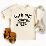 Wild One Onesie, 1'st Birthday Bodysuit, Baby Birthday Party Shirt, Baby Bear Shirt