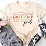 Birthday Girl T-Shirt, Birthday Princess Shirt, Youth Birthday Girl Tees, Party Girl Shirt