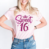 16th Birthday Shirt, 16th Birthday Girl, Sweet 16 Birthday Girl T-Shirt