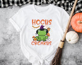 Halloween Frog Shirt, Hocus Pocus Shirt, Witch Shirt, Funny Halloween Shirt, Celestial Shirt, Wizard Shirt, Goth Shirt, Halloween Witchy Tee - Nesta Tees