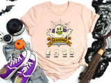 Halloween Shirt For Grandma, Custom Grandkids Name Halloween Shirt, Halloween Shirt With Grandchildren Name, Halloween Family Ghost Shirt - Nesta Tees