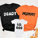 Halloween Family T-Shirts, Spooky Dad Shirt, Spooky Mom Shirt, Little Boo Tee - Nesta Tees