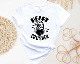 Heart Crusher Valentines Day Shirt, Cute Dinosaur Valentines day Shirt, Happy Valentines Day Shirt, Dinosaur Valentine 2024 - Nesta Tees