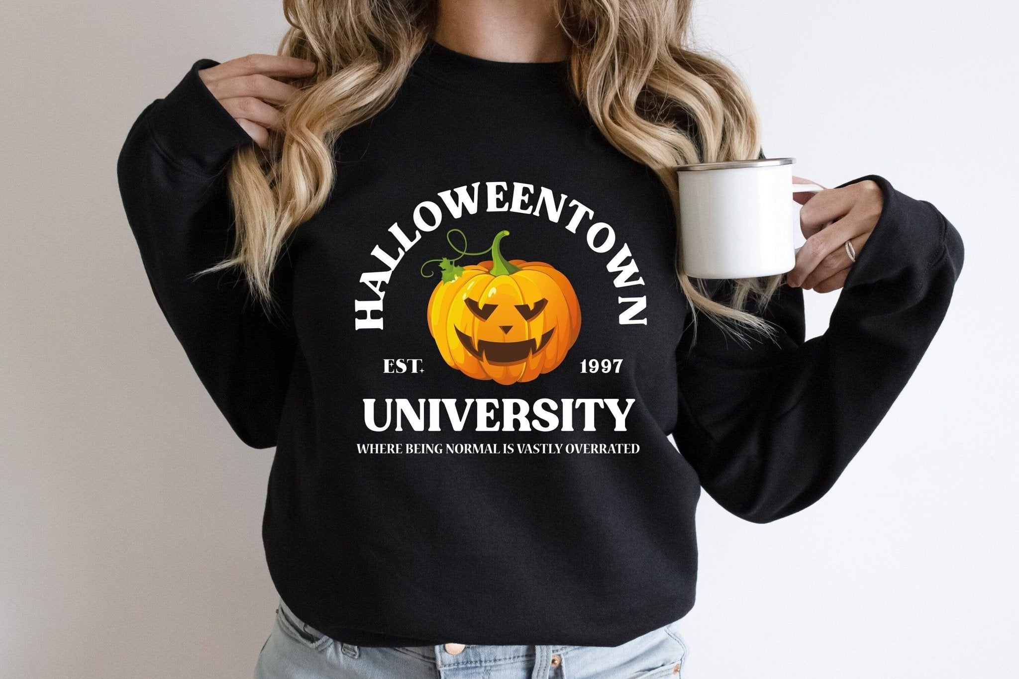 Halloweentown Sweatshirt, Halloween Hoodie, Halloweentown University Sweater, Vintage Halloween Sweatshirt, Retro Halloween Tee - Nesta Tees