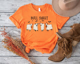 Bull Sheet Shirt, Spooky Season Shirt, Funny Cow Shirt, Western Halloween, Boo Ghost Shirt, Retro Halloween Tee, Spooky Season Sweatshirt - Nesta Tees