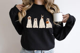 Halloween Ghost Sweatshirt, Pumpkin Hoodie, Fall Sweater, Skeleton Sweatshirt, Halloween Party Hoodie, Spooky Season Shirt, Witchy Shirt - Nesta Tees