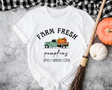 Farm Fresh Pumpkins Shirt, Harvest Festival Shirt, Farm Fresh Fall Shirt, Fall Festival, Farm Fresh Truck Shirt, Pumpkin Truck Shirt - Nesta Tees