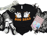 Boo Bees Shirt, Boo Bee Halloween Shirt, Halloween Boo Shirt, Ghost Bee Halloween Shirt, Funny Halloween Tee For Women, Spooky Season Shirt - Nesta Tees