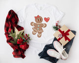 Gingerbread Cookies Family Christmas Shirt, Couple Christmas Shirts, Christmas Family Shirts Custom Christmas Shirts, Christmas Party Shirts - Nesta Tees