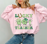 Lucky Teacher St Patricks Day Shirt, St Patricks Day Teacher Sweatshirt, St Paddys Day Shirt, Gift For Teacher Shirt, St Patrick Teacher Tee - Nesta Tees