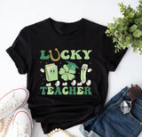 Lucky Teacher St Patricks Day Shirt, St Patricks Day Teacher Sweatshirt, St Paddys Day Shirt, Gift For Teacher Shirt, St Patrick Teacher Tee - Nesta Tees