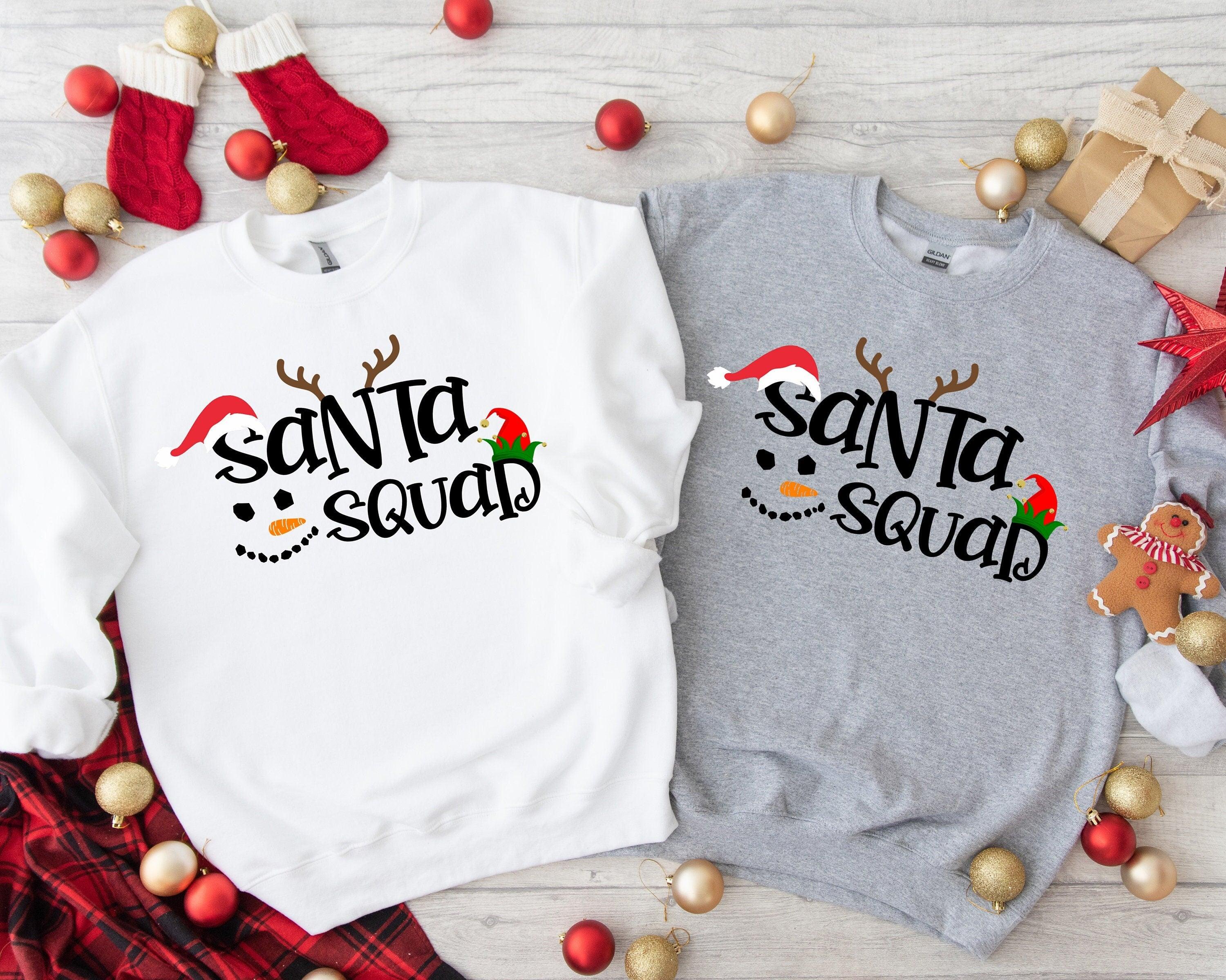 Santa Squad Shirt, Christmas Party Shirts, Christmas Family Shirt, Christmas Crew Shirt, Christmas Matching Shirts, Holiday Party Shirts - Nesta Tees