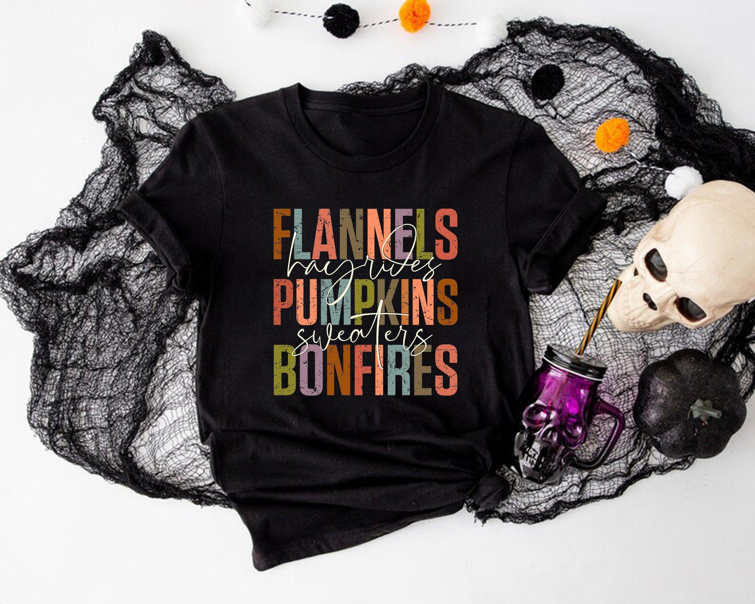 Thanksgiving Shirt, Family Dinner Shirt, Flannels Shirt, Bonfires Shirt, Thanksgiving Tee, Autumn Shirt, Fall Season Shirt - Nesta Tees