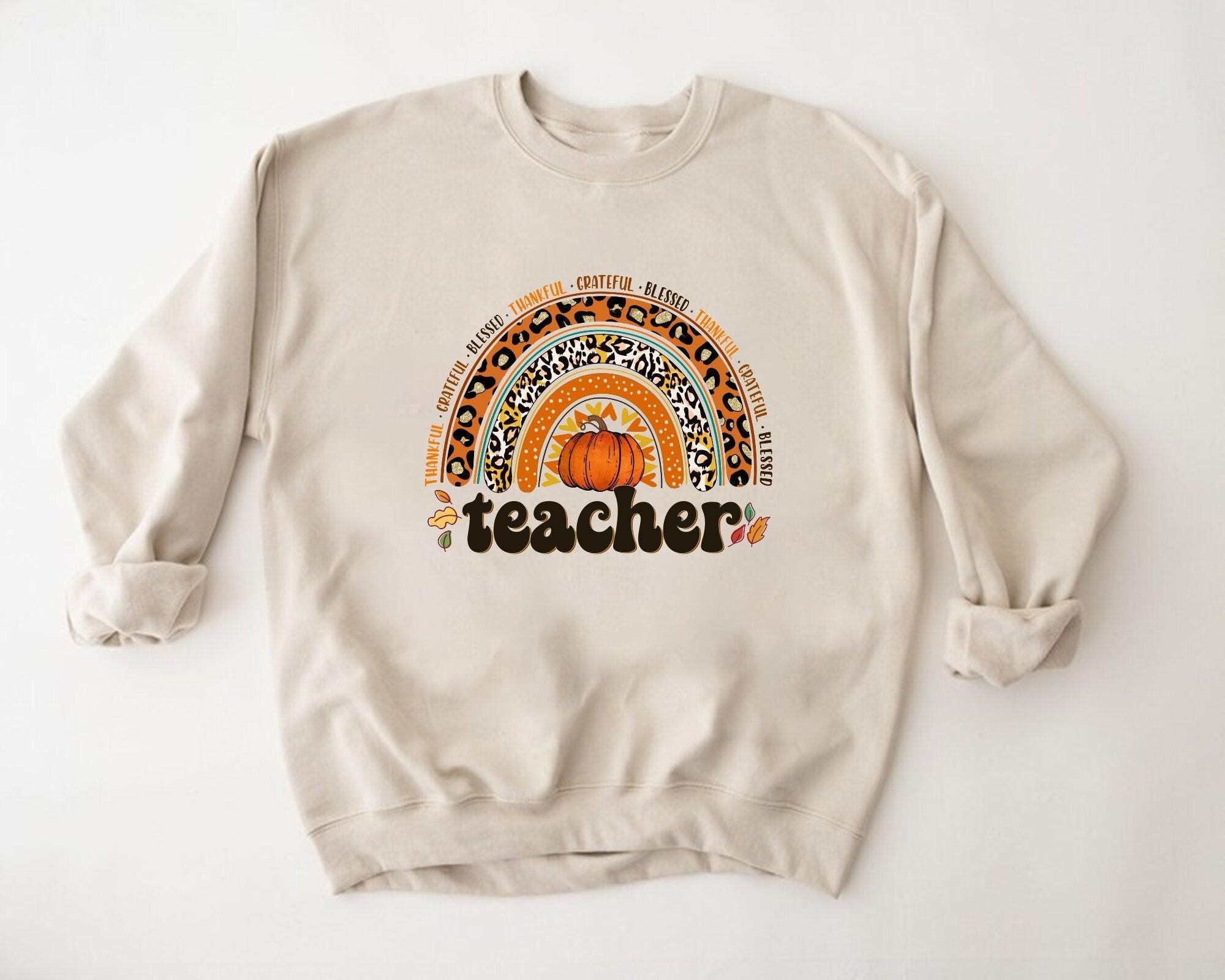 Teacher Halloween Sweatshirt, Halloween Teacher T-Shirt, Spooky Teacher Hoodie, Fall Teacher Tee - Nesta Tees