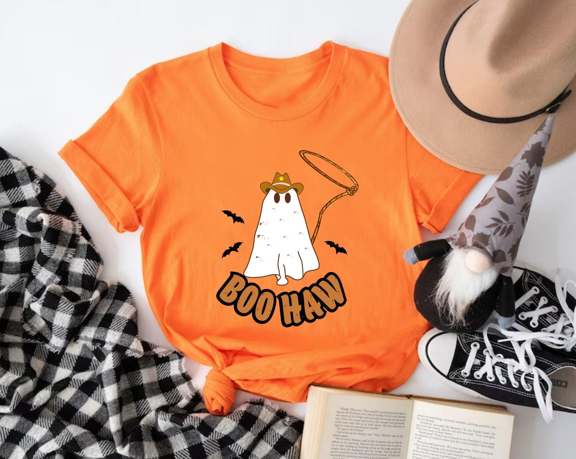 Halloween Spooky Season Shirt, Pumpkin Ghost Shirt, Fall Shirt, Halloween Party Shirt, Halloween Matching Shirts, Spooky Season Shirt - Nesta Tees