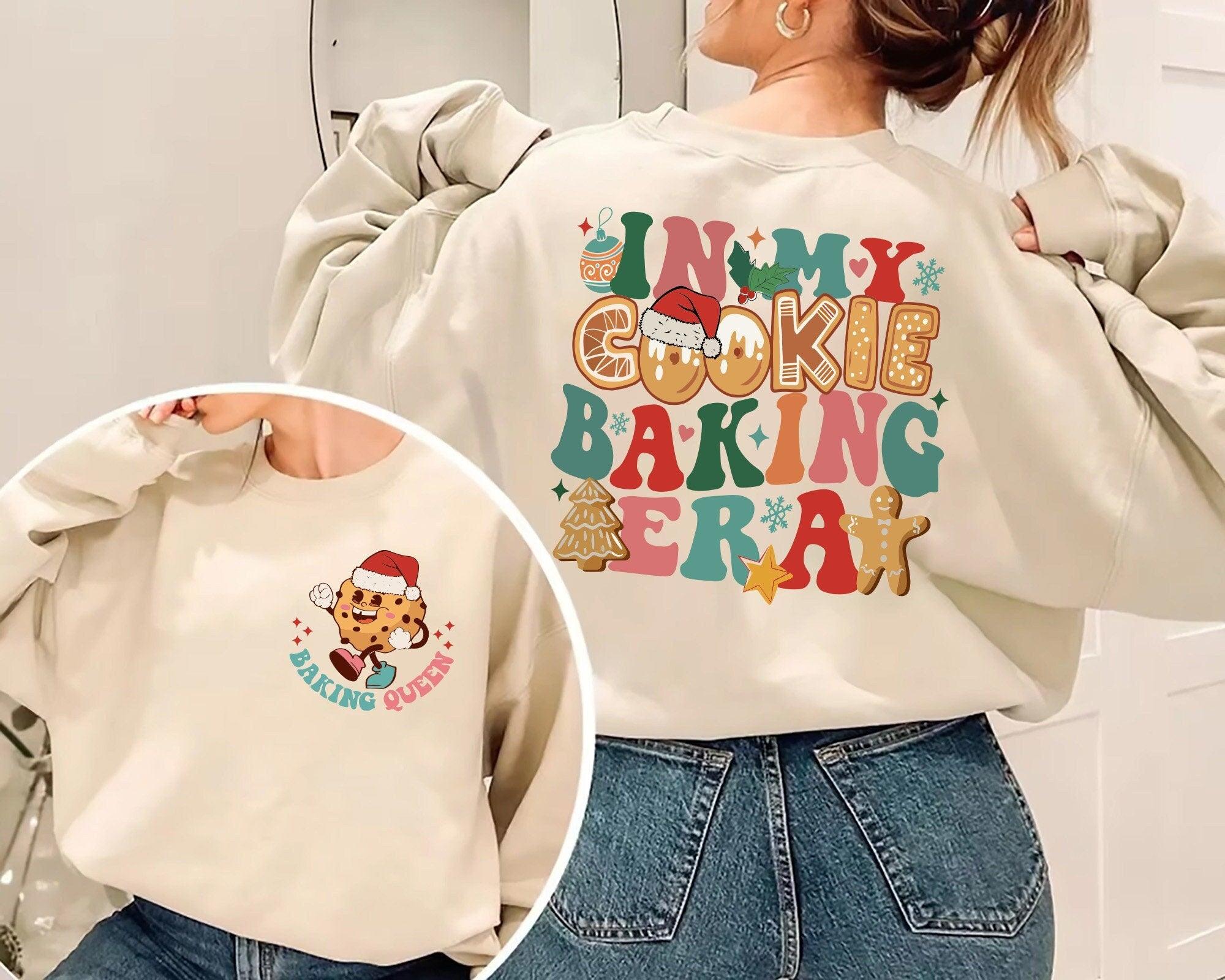 In My Cookie Baking Era Sweatshirt, Christmas Baking Crew T-Shirt, Christmas Baking Team Shirt, Baker Christmas Shirt, Cookie Baking Shirt - Nesta Tees